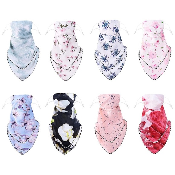 Accessories - NWT FANCY Sheer Chiffon🌺2 layer 😷